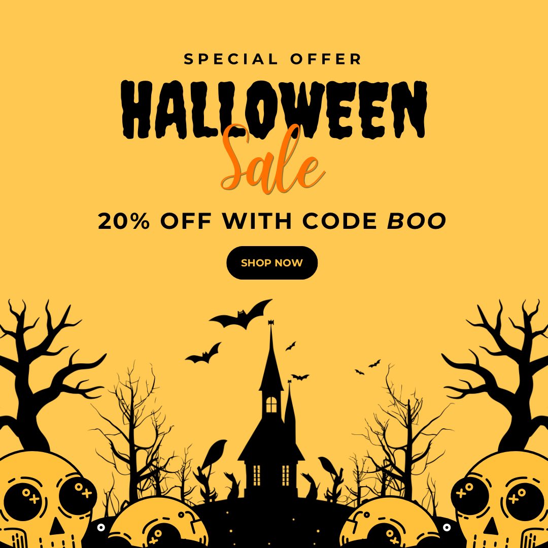 Halloween collection is on sale! Use code BOO at checkout:
bluegenieartbazaar.shop/collections/Ha…