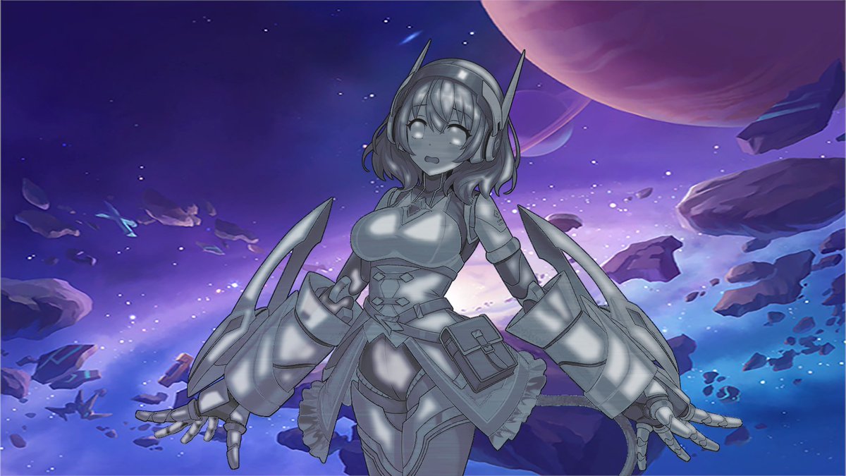 hlycr888's tweet photo. "You can never petrify me, because I'm already a robot!......Hey, what's happening to my hands??"
"I just help you to become a total 'Ironwoman'."
"That's non copyrighted--"
"......" https://t.co/bRxKL3ELD2