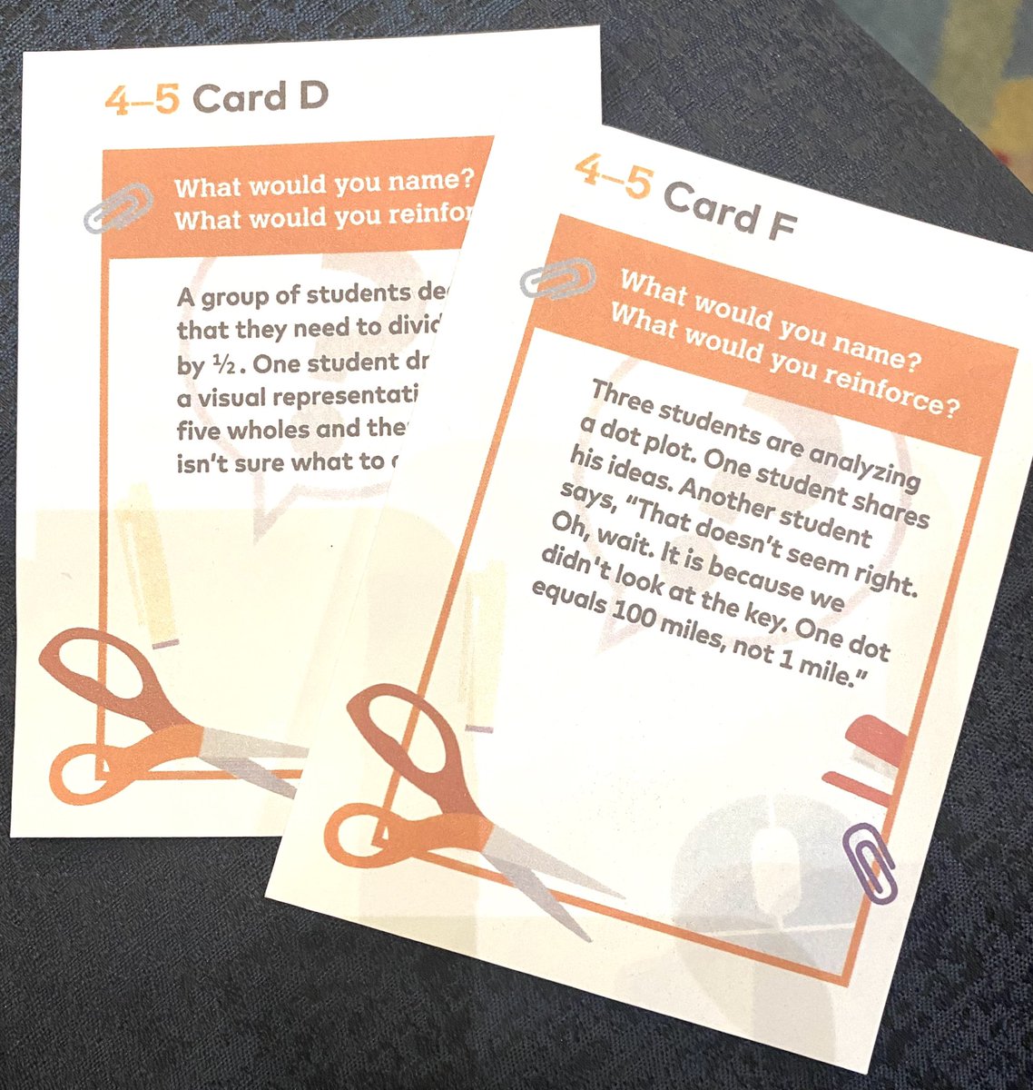 Desiree Y. Harrison (@kidsmathtalk) on Twitter photo Name strengths that center student brilliance!
#1- avoid “I like…” b/c this is not about you
#2- ask yourself, what statements am I making & how are these pushing math thinking forward for students?
Powerful talk this morning from <a href="/ginapicha/">Gina Picha, Ed.D.</a>! #NCTMDC23 <a href="/stenhousepub/">Stenhouse Publishers</a> Name strengths that center student brilliance!
#1- avoid “I like…” b/c this is not about you
#2- ask yourself, what statements am I making & how are these pushing math thinking forward for students?
Powerful talk this morning from <a href="/ginapicha/">Gina Picha, Ed.D.</a>! #NCTMDC23 <a href="/stenhousepub/">Stenhouse Publishers</a>