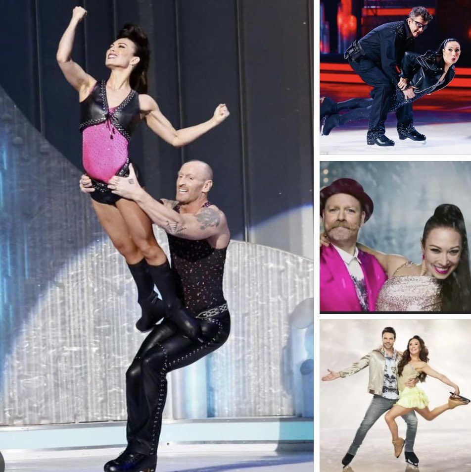 Going into my 5th <a href="/dancingonice/">Dancing on Ice</a> series! Had so much fun with all these partners . <a href="/gareththomas14/">Gareth Thomas</a> <a href="/RufusHound/">Rufus Hound</a> <a href="/ben_foden/">Ben Foden</a> Joe Pasquale

Who will be partnered with me this year😜🤷🏻‍♀️