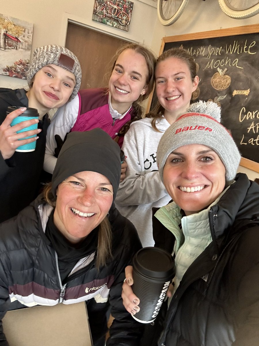 A beautiful crisp morning on the LRT today! A nice quick tempo before next weeks state meet! These girls are going to rock it!