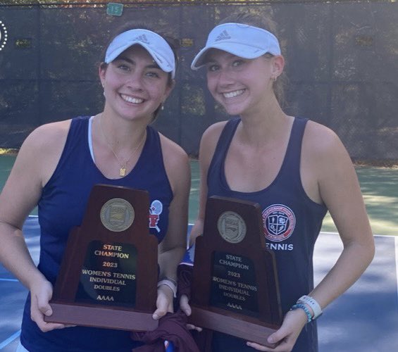 _BPittman's tweet photo. Congratulations to the doubles champs!!  Congratulations!!!🎉 https://t.co/0WzsUz7gXA