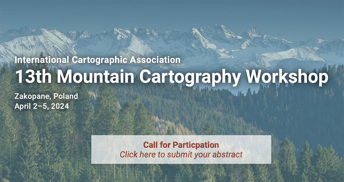 The call for participation is open for the 2024 ICA Mountain Cartography Workshop at Zakopane, Poland, gateway to the Tatra Mountains. We invite you to join us: shadedrelief.com/zakopane/