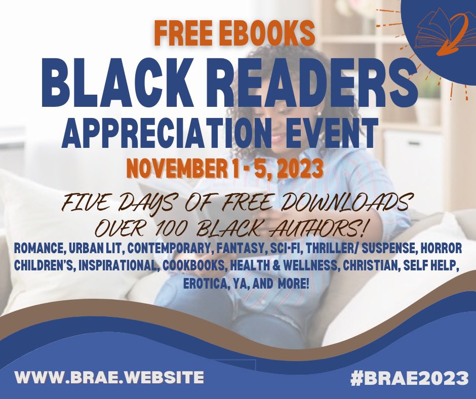 #BRAE
#BRAE2023
#BlackReadersAppreciationEvent
#BlackReadersAppreciationEvent2023
#BlackReadersAppreciation #BlackAuthors #BlackWriters