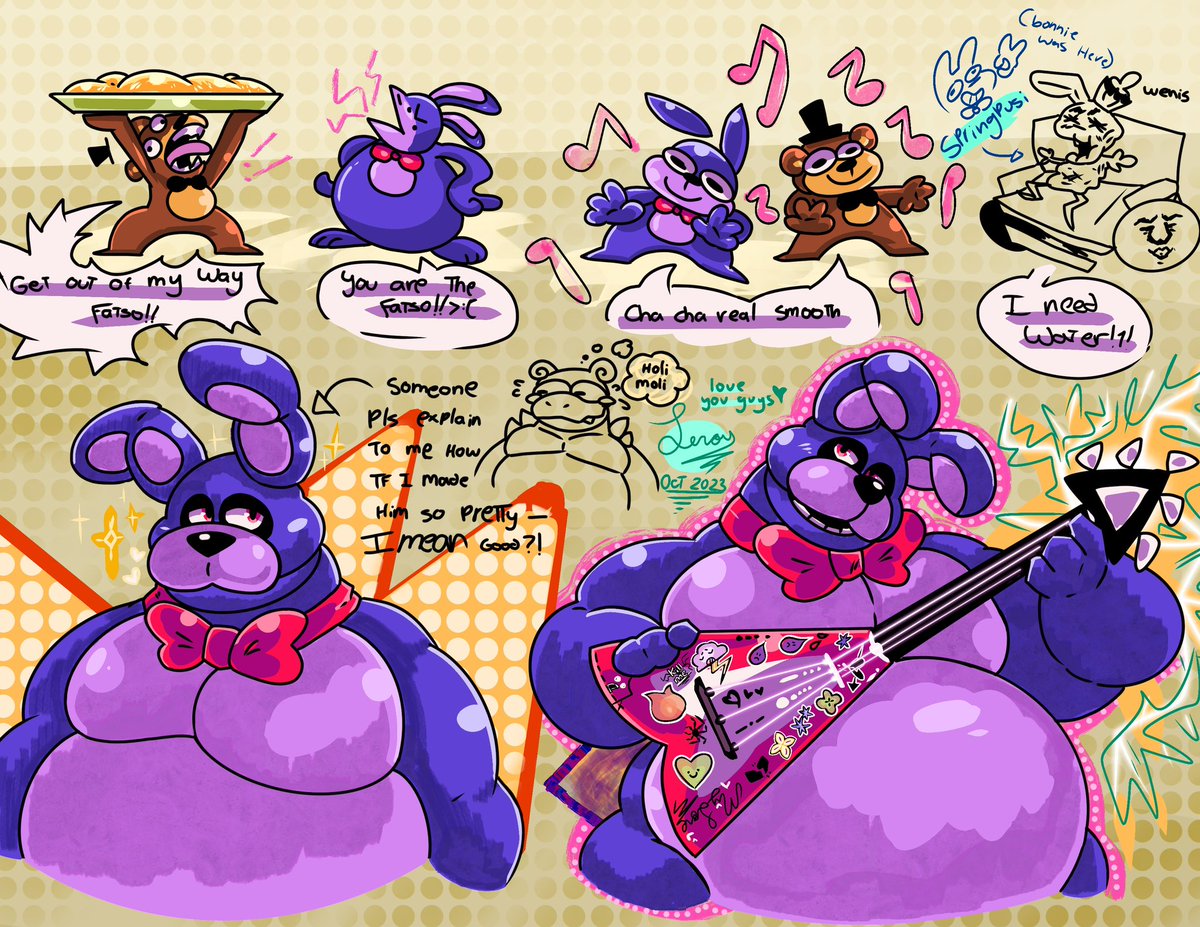 leroyelpatojoYT's tweet photo. i love bonnie
#fnaffanart https://t.co/0WbtBzb8pX