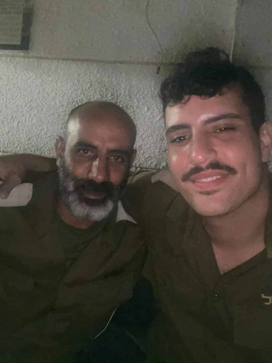 'This is Wafi, my bro from the last week. (Not the best picture, but we'll deal with it.) Wafi is a Bedouin and an expert field tracker with a career of 25 years of service in the IDF. He's fought in all the wars and operations, and gets up each morning to defend the most