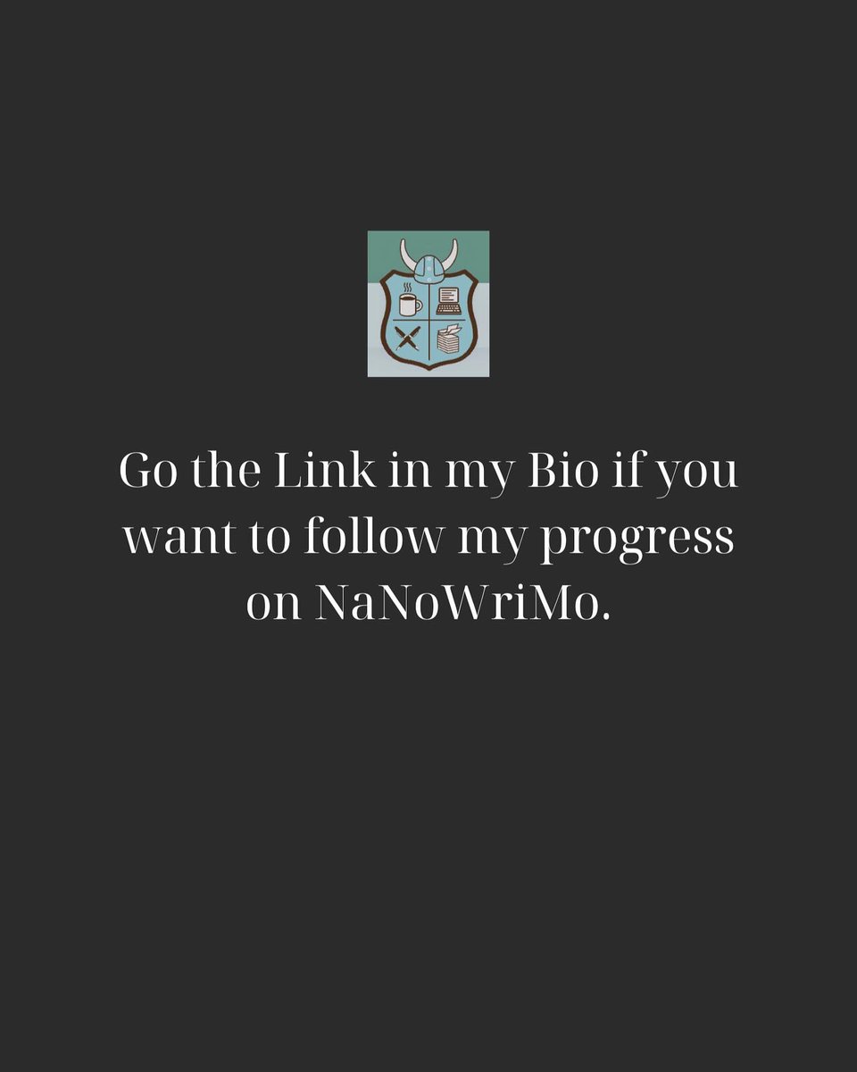 jfinnwilder's tweet photo. Who’s doing NaNoWriMo this year? https://t.co/injL4K3ryK