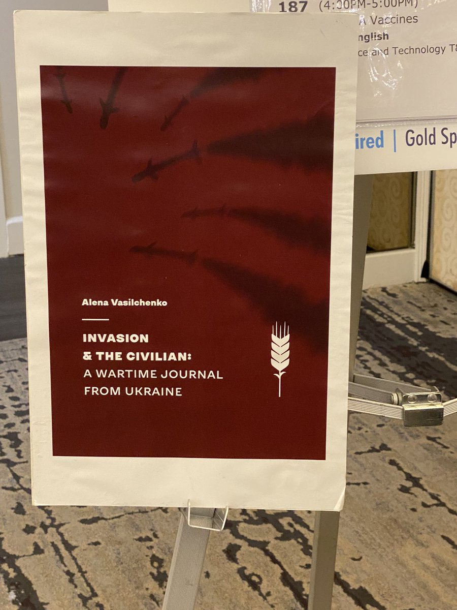 OSingier's tweet photo. I always have my “wow” session at each conference. This is mine for #ATA64 “Intrusion, Incursion, Invasion: The Story of a Book Risen from the Ashes” by Vladimir Reznikov. #ATA64 #ATASkills #ATAcpd https://t.co/WkgRvZYWTz