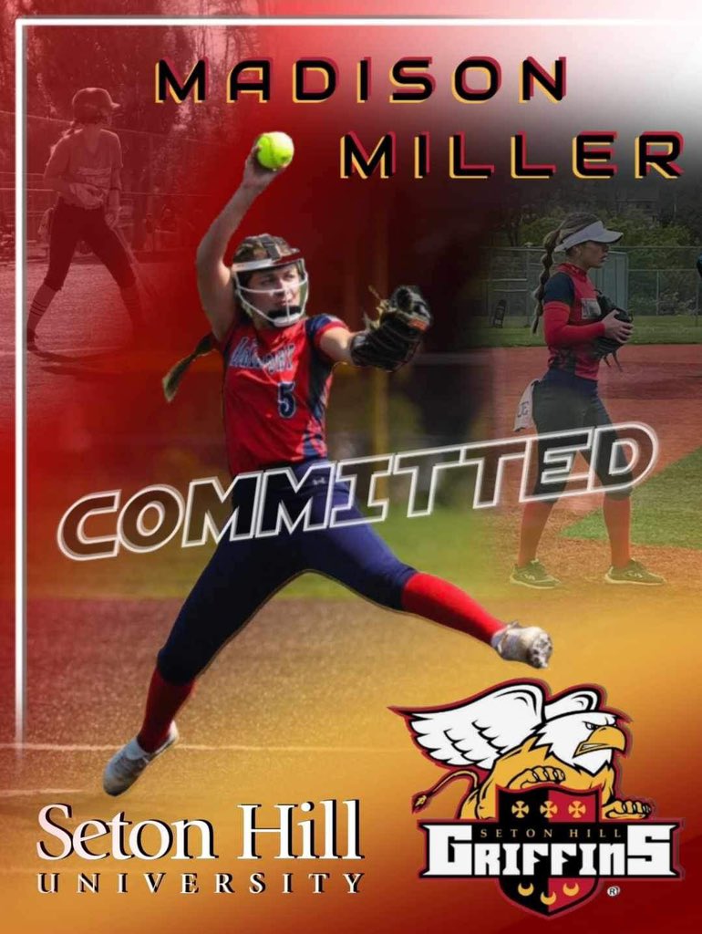 maddiemills05's tweet photo. So happy to announce my commitment to @SHUgriffinsSB! So grateful for my family, coaches and teammates. Big thanks to @CassAMoore for this awesome opportunity! Go Griffs!❤️💛 https://t.co/PHZ1LqN9V9