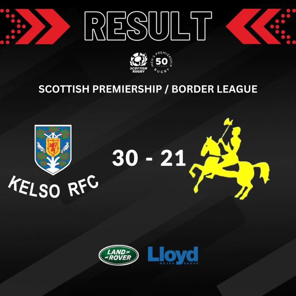 KelsoRugby's tweet image. ⚫️⚪️ KELSO RFC V JED-FOREST⚫️⚪️ 

Full time and victory at home to Kelso, final score is 30-21.

⚫️⚪️

#OneClub #OneCommunity #BlacknWhiteJersey