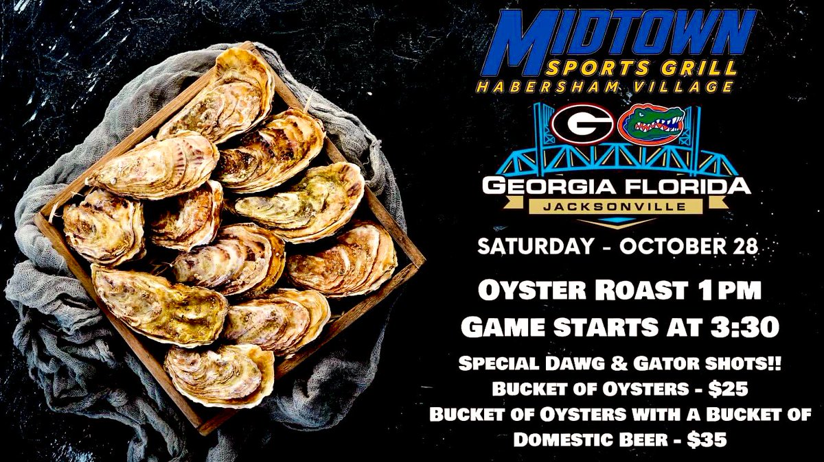 PodcastGrits's tweet photo. If you’re looking for a spot to watch the #WLOCP today in #Savannah, check out Midtown Sports Grill for solid vibes, good food, great drinks, and excellent conversation. Kickoff at 3:30. #GoDawgs #BeatFlorida https://t.co/eI9EgtX5Zm