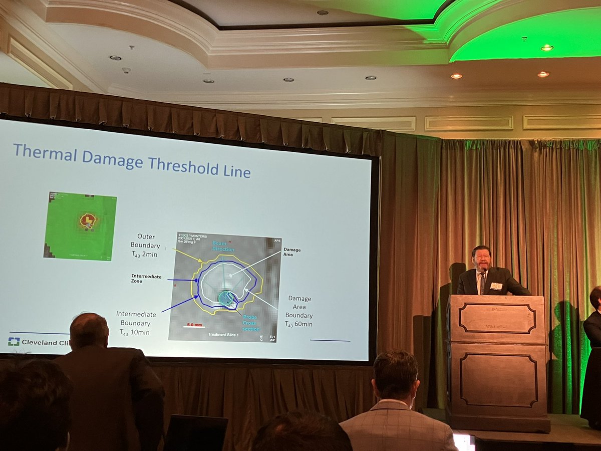 MiamiCancerInst's tweet photo. π£ Dr. Gene Barnett, @CLeClinicMD director of Burkhardt Brain Tumor and Neuro-Oncology Center discusses benefits for laser interstitial thermal therapy (LITT) for HGG (high-grade #glioma) π§ π‘
#IRREM23 #IRRF23 #MedTwitter https://t.co/Vo3zZZMKmo
