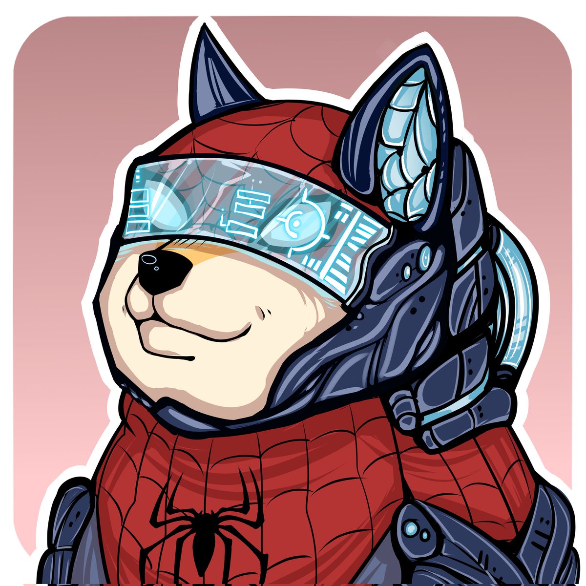 MTVAlmaz's tweet photo. Spider-Man. NFT. DOGE STARS Project. Limited Edition. Handmade. #SpiderMan #NFT #DogeStars #Crypto #Marvel @Marvel @MarvelStudios https://t.co/PiqGxFMwKt