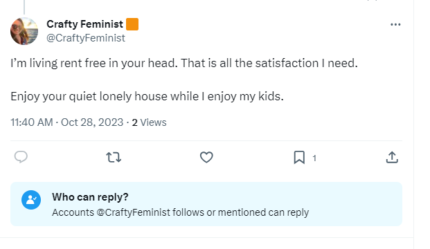 tree__duh's tweet photo. I am in my home office to avoid my noisy teenagers and their friends who spent the night.
And you turned off the comments after you replied.
#SoBold... #SoEdgy... #YouAreSoStrong
🤣🤣🤣🤣 https://t.co/uNqbufIiN4