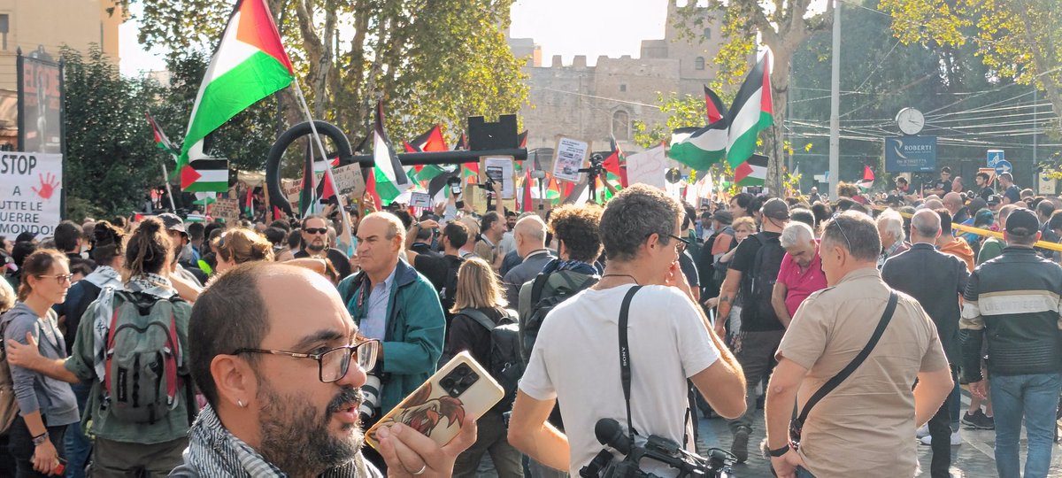 Rome for #Palestine against #Gaza_Genocide