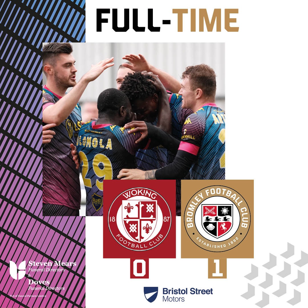 bromleyfc's tweet image. IT'S ALL OVER!

#WeAreBromley