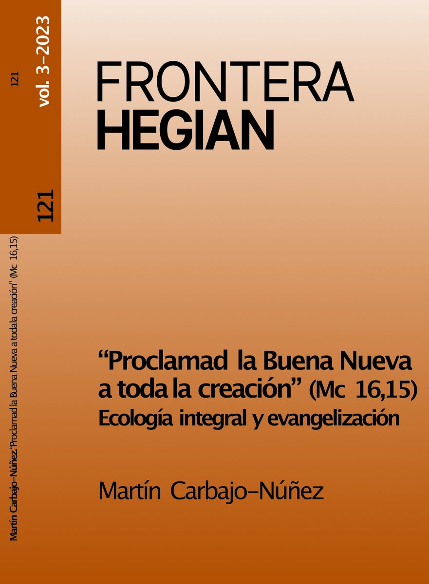 Número monografico sobre ecología y evangelización antonianumroma.org/prof_bibliogra… @MartinCarbajo Monographic issue on ecology and evangelization