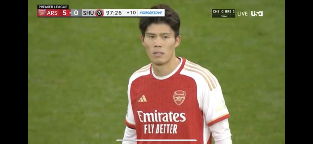 Tomiyasu 🇯🇵 makes it 5-0 to the #Arsenal!! What a glorious afternoon ❤️