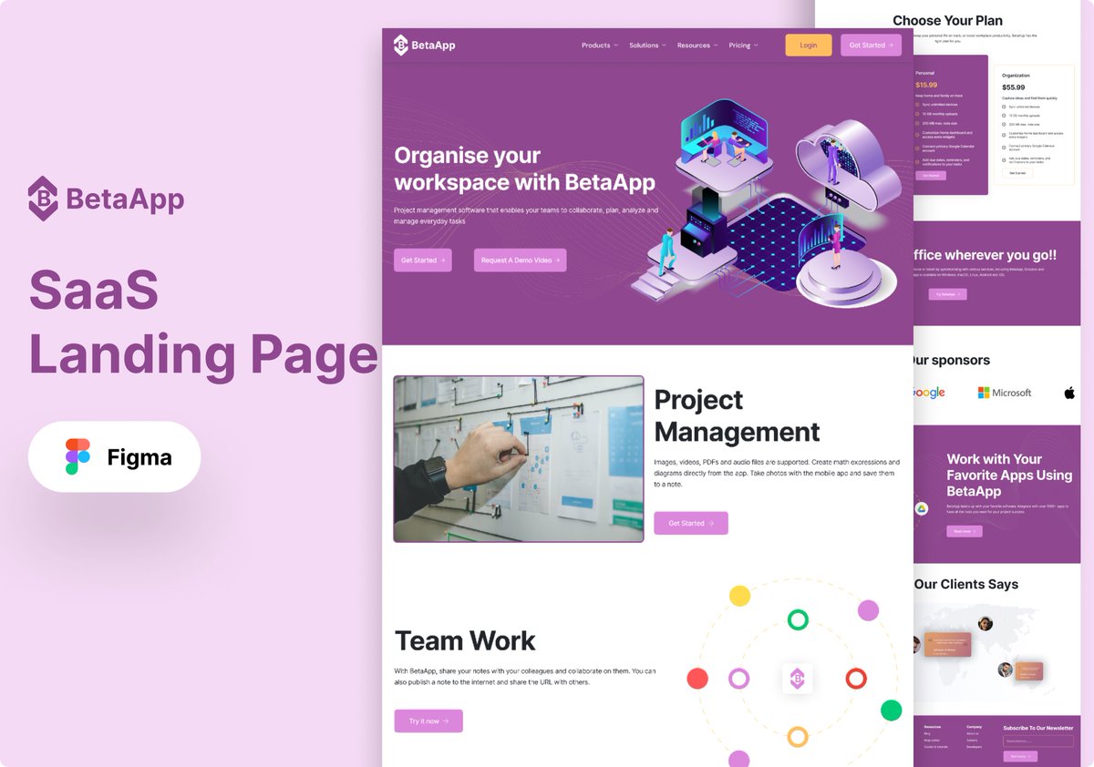 LilianNwamaife's tweet image. SaaS Landing Page 👩‍💻 

Hello Designers 👋 
Check out this SaaS Landing page, I named it BetaApp SaaS Landing Page and I&apos;m loving the colour 🤗 ..... lnkd.in/diqK_DSH
.
.
.
.
#saasdesign #saasproduct #figma #tech #uiux #uidesign #uxdesign #saas