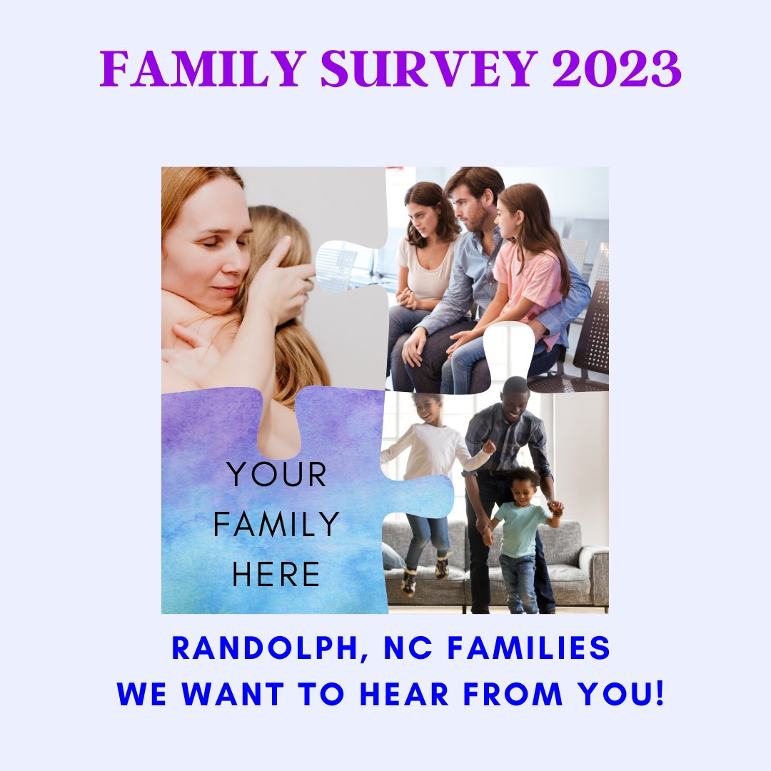 RPCKidsNC's tweet photo. 📢 Calling all Randolph County families! 🌟 Your input matters! Our Annual Family Survey is here, and we need your voice. Share your thoughts and help us shape the future of our community's programs and services for young children. Take the survey today: https://t.co/rhH2YhB6hi https://t.co/PpJeQ6vDMR