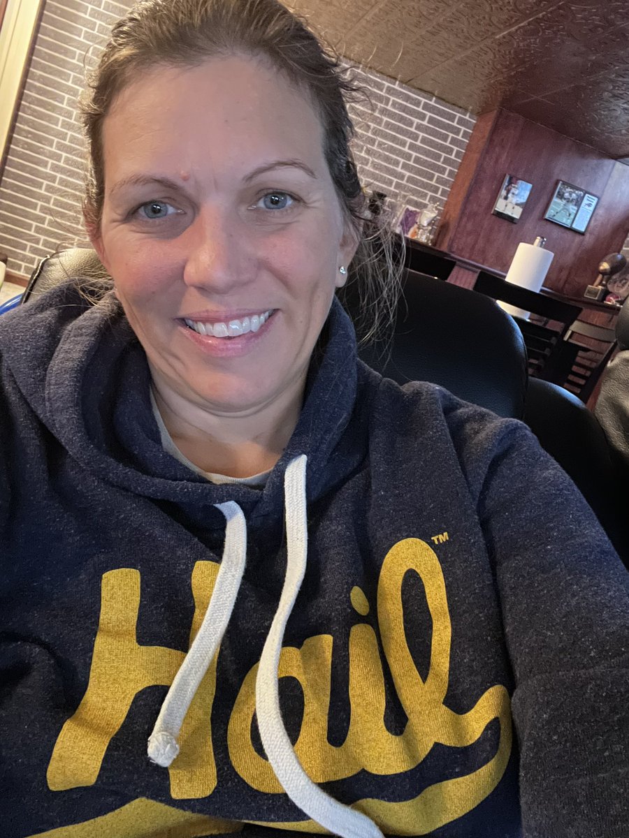 KGoBlue10's tweet photo. Covid got me in isolation watching college football all day? Could be worse… #improvementweek #hail https://t.co/EyOI64ijWA