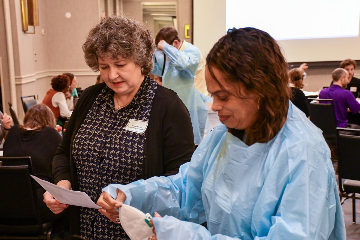 <a href="/HqInnovators/">HQInnovators</a> staff solved a <a href="/MDHealthDept/">Maryland Department of Health</a> #ProjectFirstline Escape Room! This free training is a fun way to learn #InfectionPrevention &amp; control concepts. Teams work together on topics like #HandHygiene &amp; #SourceControl. Request yours: ow.ly/Uiyl50PLvUs