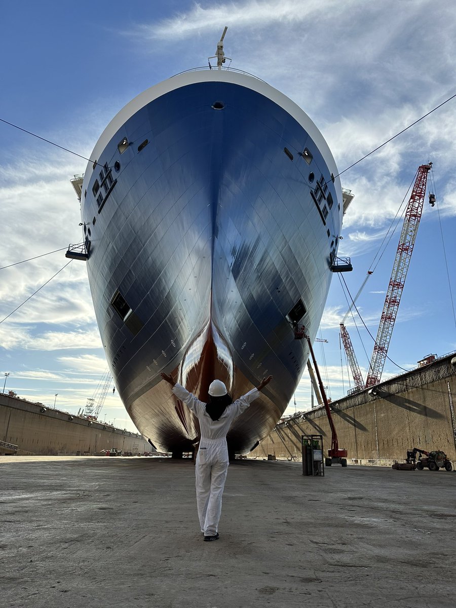 We did it 💜
August 5th I took over the beautiful Celebrity Edge as chief officer!
This promotion was truly an unexpected one and with dry dock coming up I knew a life changing task lay ahead of me!
It was time to bury my head and get to work!