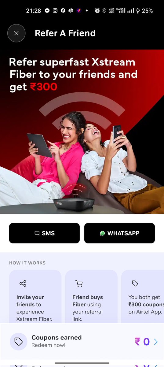 riteshs007's tweet photo. @airtelindia Fake advertising /promotion running on Airtel app https://t.co/0POdPwExV3