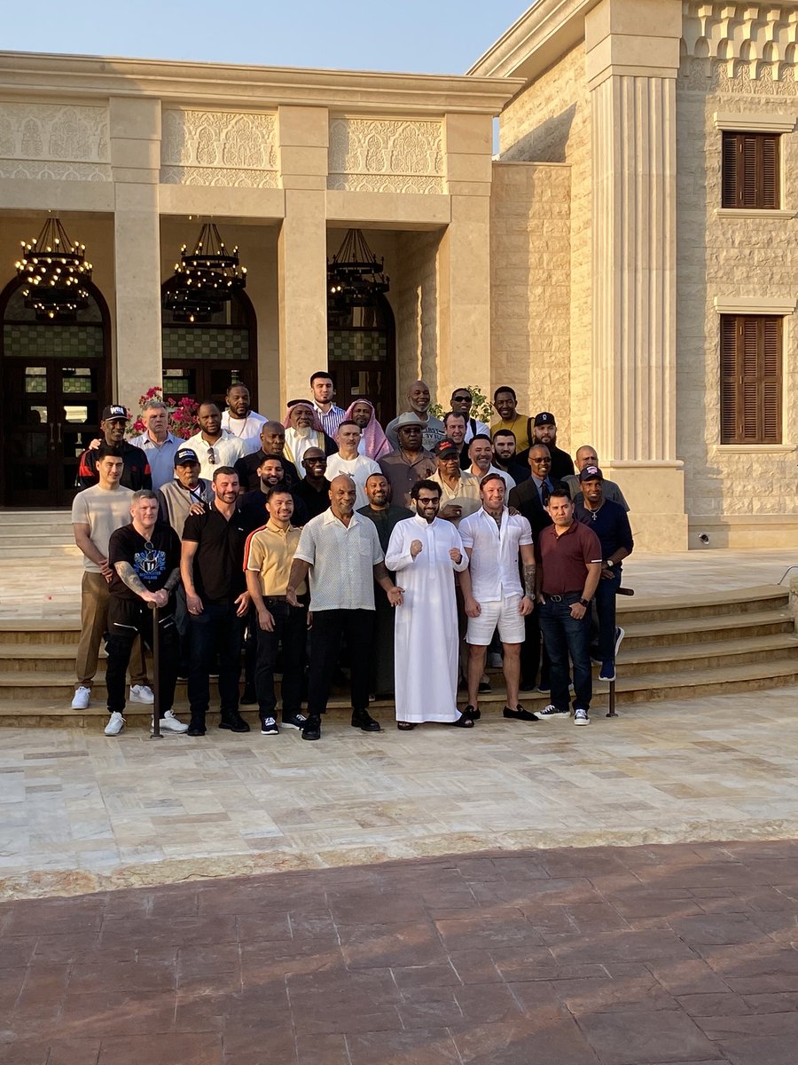 Team shot Boxing legends

<a href="/Turki_alalshikh/">TURKI ALALSHIKH</a> <a href="/RiyadhSeason/">موسم الرياض | Riyadh Season</a> <a href="/Tyson_Fury/">TYSON FURY</a> #BattleOfTheBaddest  #furyngannou