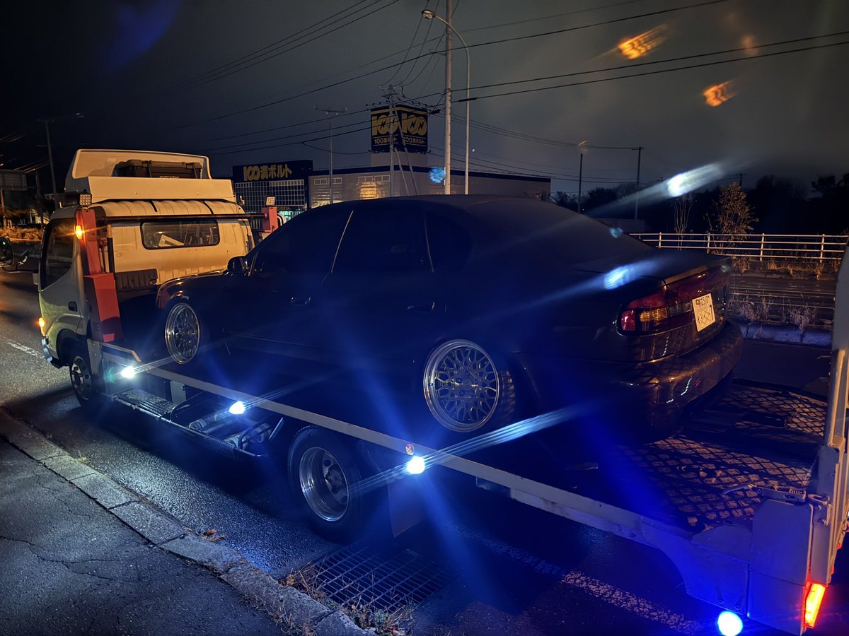 不動車なりました😇