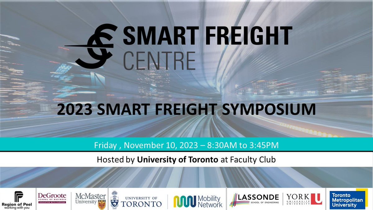 The annual 5th 2023 Smart Freight Centre Symposium is happening on Friday November 10th from 8:30AM-3:45PM! *Event is invite only*