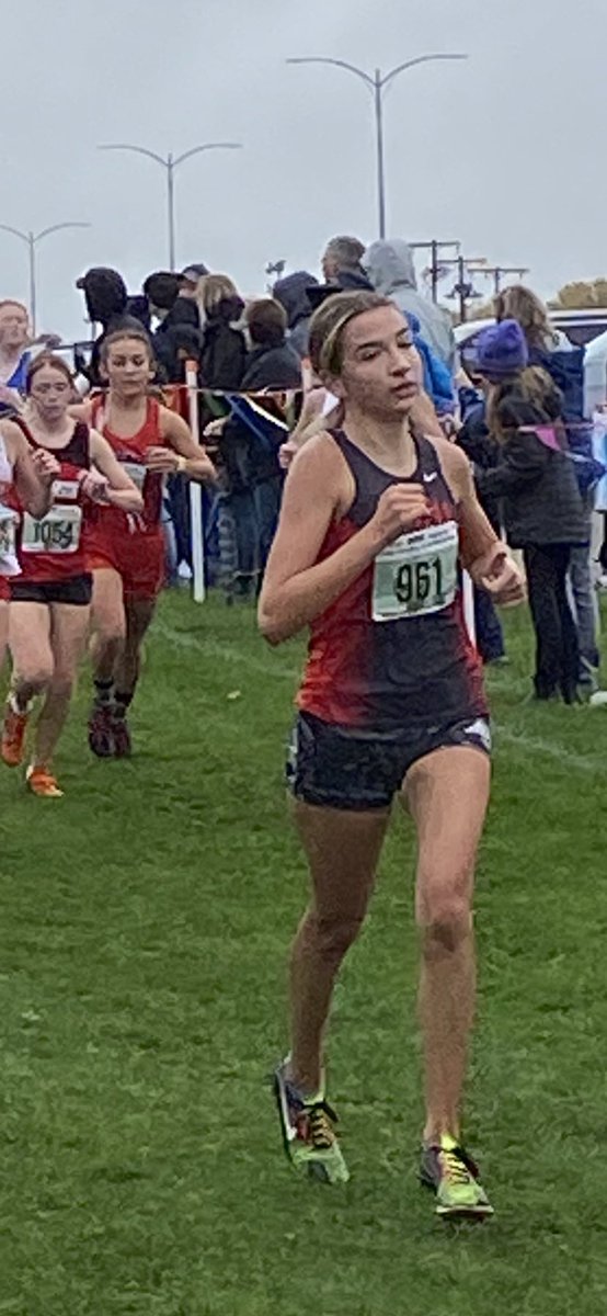 Grace is off and running! Looking good! You go girl!