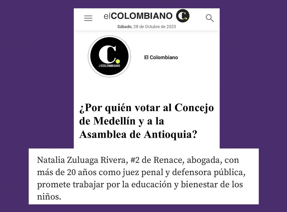 De 306 candidatos al concejo de Medellín, la editorial de <a href="/elcolombiano/">El Colombiano</a>  recomienda y resalta 21 candidatos 

👉🏻 Aquí la nota completa: elcolombiano.com/opinion/editor…
