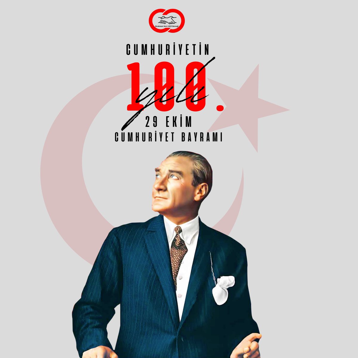Cumhuriyetimizin 100. yılında, ulu önder Mustafa Kemal Atatürk'ün kurduğu bu eşsiz devletin değerlerini yüreğimizde hissediyoruz. Yıllar geçse de, o ilk günkü heyecan ve azimle bağımsızlık için attığımız adımları unutmuyoruz.  Biz de her yeni gün, her yeni iletiyle, cumhuriyetin