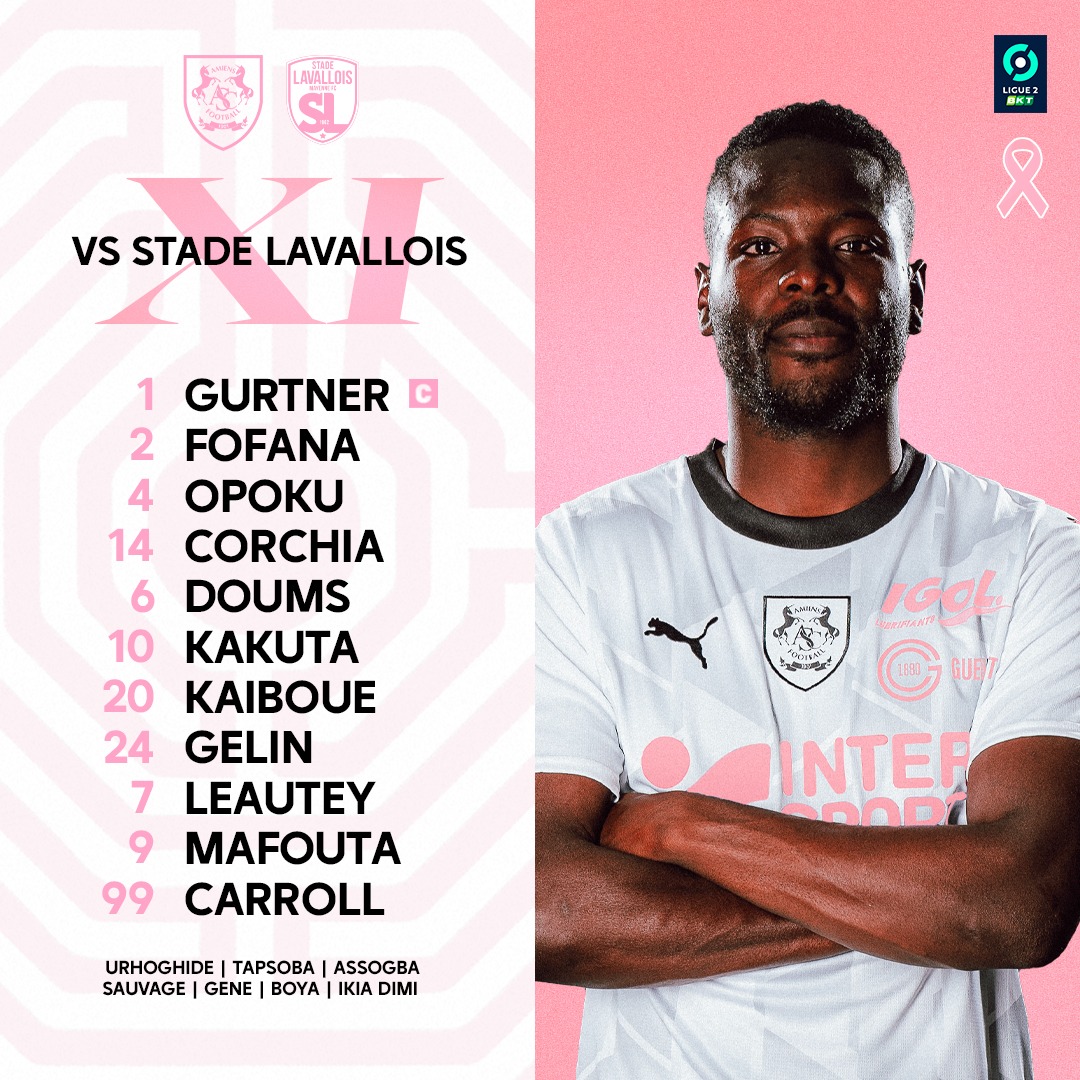 Amiens SC (@amienssc) on Twitter photo 👀 Voici les onze amiénois qui débuteront ce soir face à Laval #TeamASC
⌛️Coup d'envoi dans 45 minutes ! 👀 Voici les onze amiénois qui débuteront ce soir face à Laval #TeamASC
⌛️Coup d'envoi dans 45 minutes !