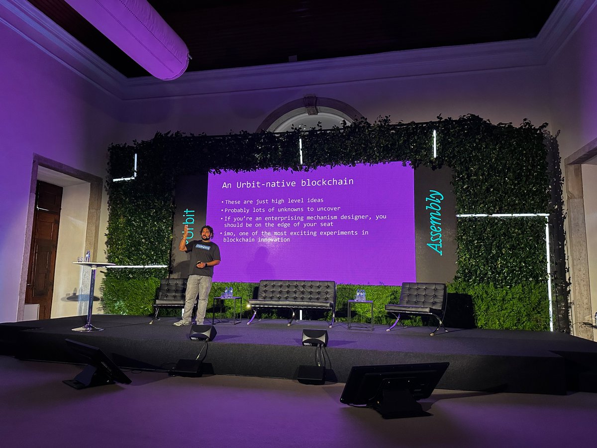 Creating an Urbit-native L1 using Cosmos SDK.
Very cool talk by <a href="/sunnya97/">Sunny Aggarwal 🧪</a>. Especially cool how he proposes to leverage Urbit address space to remove the need for users to pay for gas.