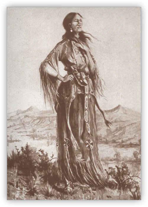 Sacagawea (c. 1788-1812) was a Shoshone woman who played a vital role as an interpreter, guide, and diplomat during the Lewis and Clark Expedition, also known as the Corps of Discovery. This historic expedition, led by Meriwether Lewis and William Clark, explored the newly