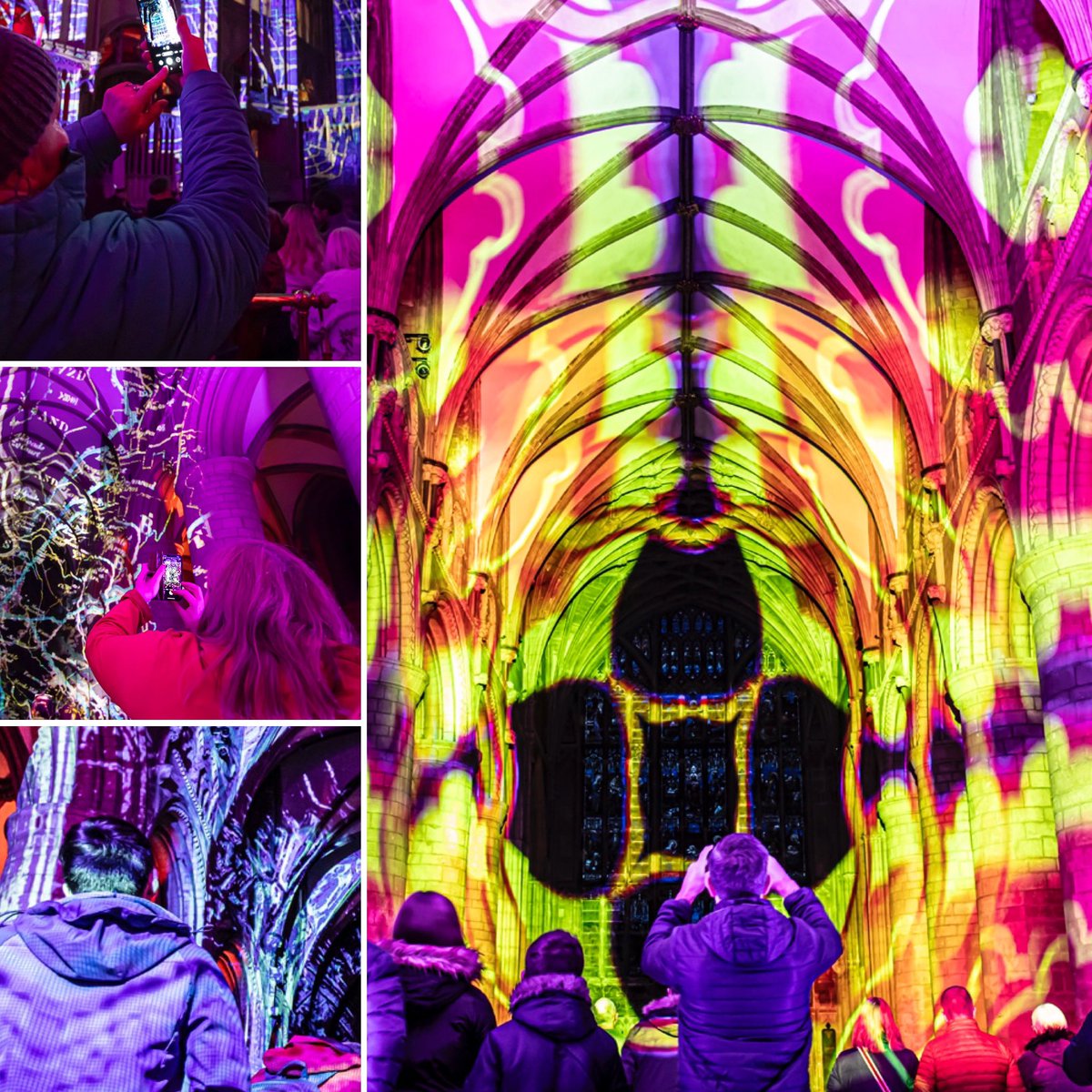 luxmuralis's tweet photo. “Magical”
“Absolutely amazing evening”
Tonight sees the end of #lighteternal inside @GlosCathedral
Made possible with the fanatic work of staff and volunteers alongside the #luxmuralis team
#projectionmapping
#lightshow
#sonetlumiere
#lightartist
#soundandlight https://t.co/UCGYrEkYdJ