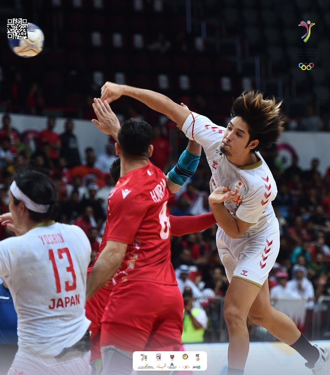 Qatarhandball's tweet photo. 👏| المنتخب #اليابانى 🇯🇵 لــ #كرة_اليد يتأهل إلي دورة الألعاب الأولمبية #باريس_2024  🎉بعد فوزه على منتخب #البحرين  🇧🇭 بنتيجة  (32-29) 
-التصفيات الآسيوية المؤهلة لأولمبياد / باريس 2024 #كلنا_الأدعم 🇶🇦
@bahrainhand
@JHA_handball 
@Paris2024 
@OlympicCh_pt 
@qatar_olympic https://t.co/o8Rw1p6F4g