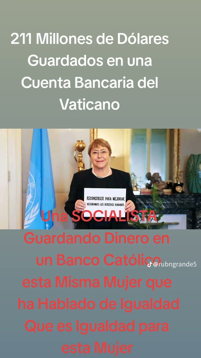 mpecori's tweet photo. Impresionante Como ésta Nefasta Mujer Amasado una Fortuna. Ya todo Chile sabe como se ha Enriquecido. https://t.co/VFjIJDTZZH