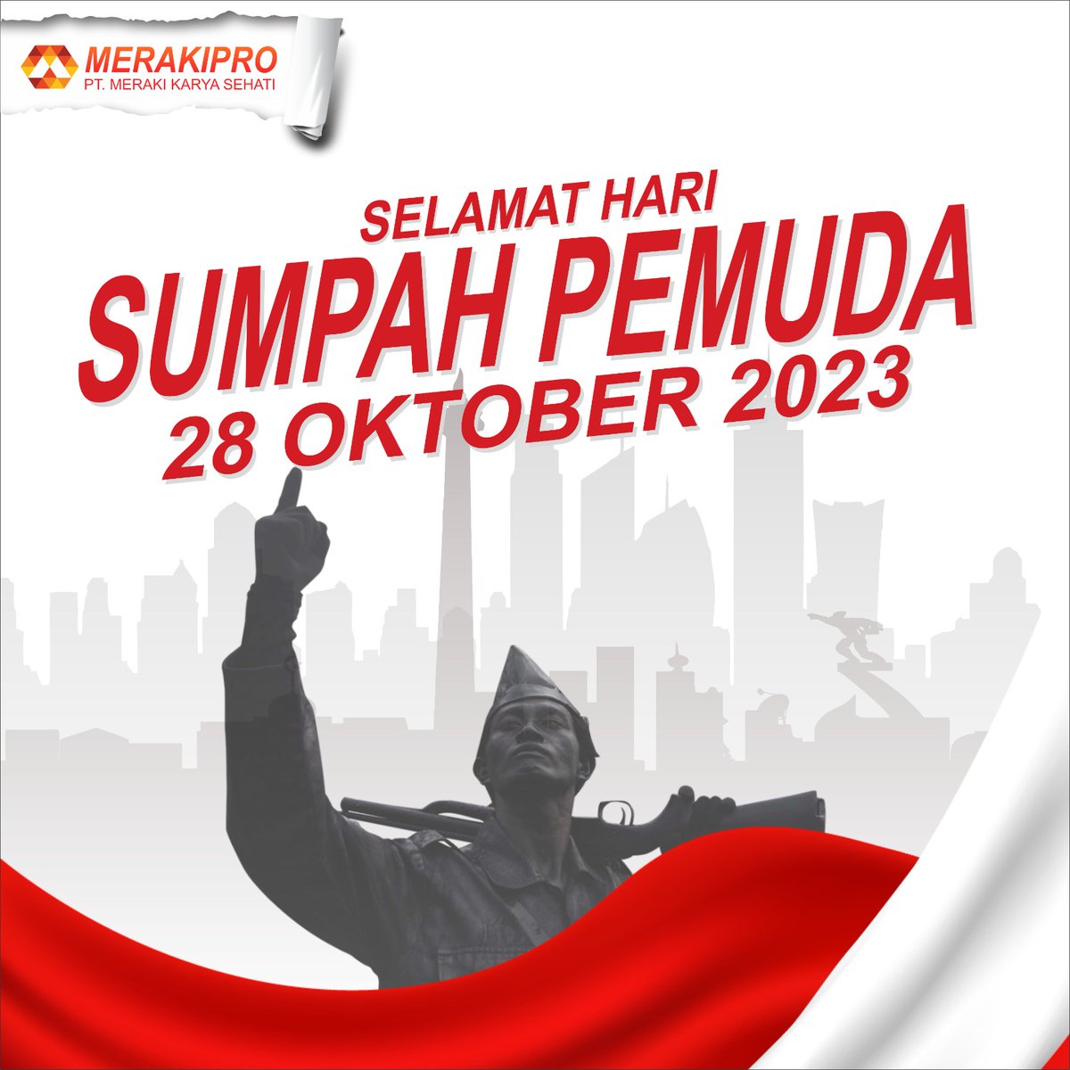 IdMeraki's tweet photo. Selamat Memperingati Hari Sumpah Pemuda 28 Oktober--PT.Meraki Karya Sehati https://t.co/slIPHF0pWt