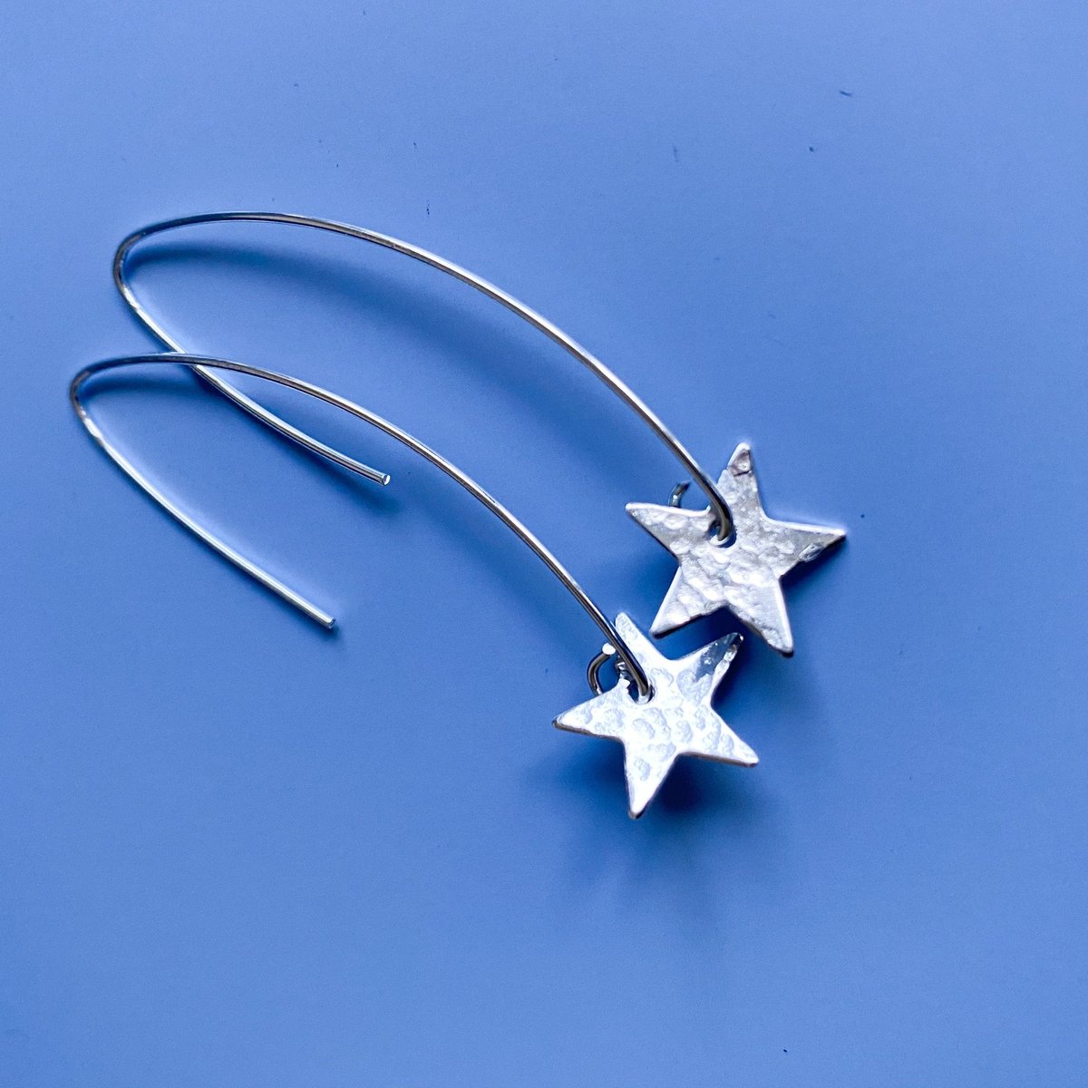 Sterling Silver Star Drop Earrings tuppu.net/b73edd2f #giftideas #inbizhour #MHHSBD #HandmadeHour #UKHashtags ##UKGiftHour #bizbubble #shopsmall #Stars