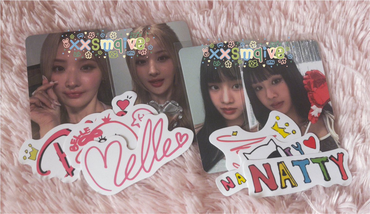 xxsmqive's tweet photo. 🐰- wts พร้อมส่ง -🐰

ได้ของแยกเมมครบตามภาพ 🚨🚨
นัตตี้ : 145 ( การ์ดเซลฟี่ 2 + สตก. 3 )
เบล : 145 ( การ์ดเซลฟี่ 2 + สตก. 3 )

( ค่าส่ง 35 ) official md tincase 

#ตลาดนัดkissoflife
#ตลาดนัดจูบชีวิต https://t.co/M4aHav1xsy
