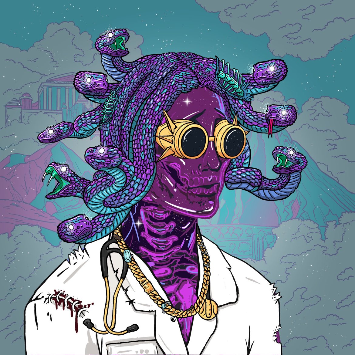 punk9059's tweet image. The #1 DeGod just sold for 110 ETH. One of the top sales of the past few months in any project.