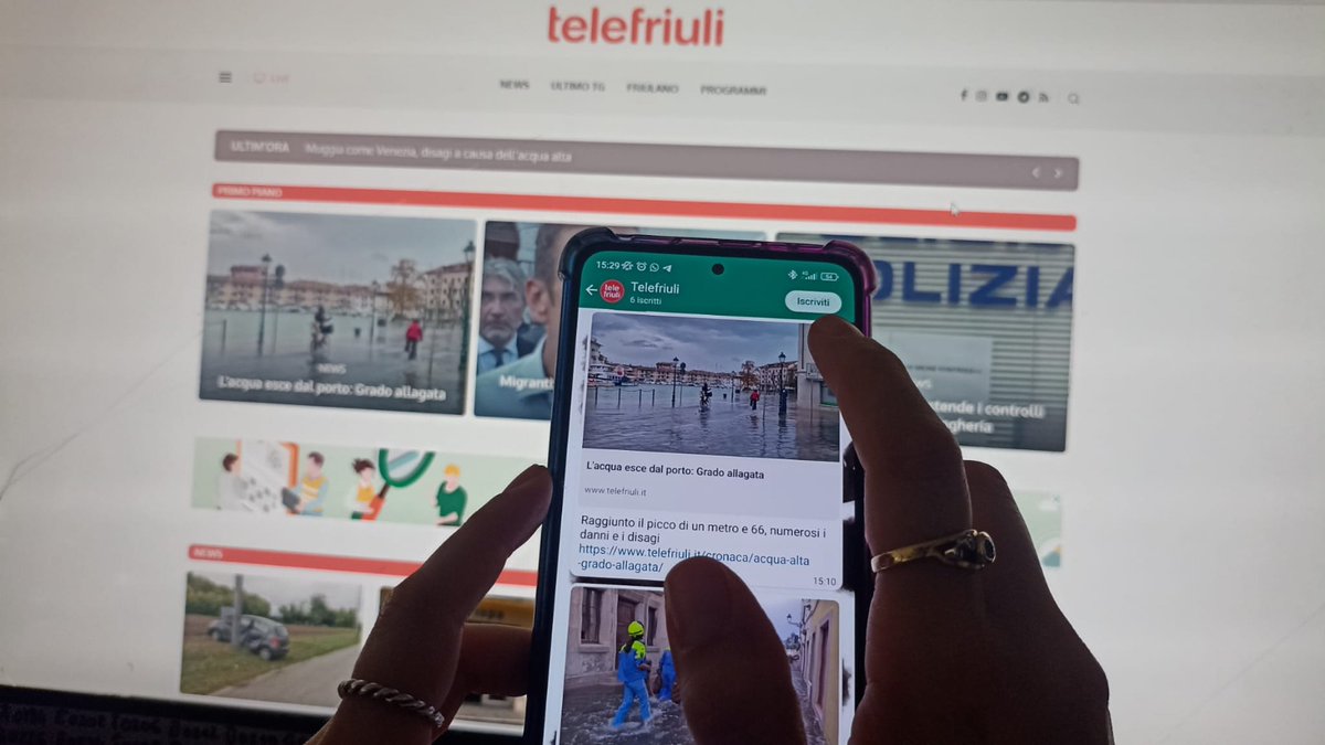Telefriuli1's tweet photo. 😎 Segui #Telefriuli anche su WhatsApp ❗️📲
Clicca al link e unisciti al canale ➡️ https://t.co/aStwyT61GM https://t.co/1NfrmDs2kn