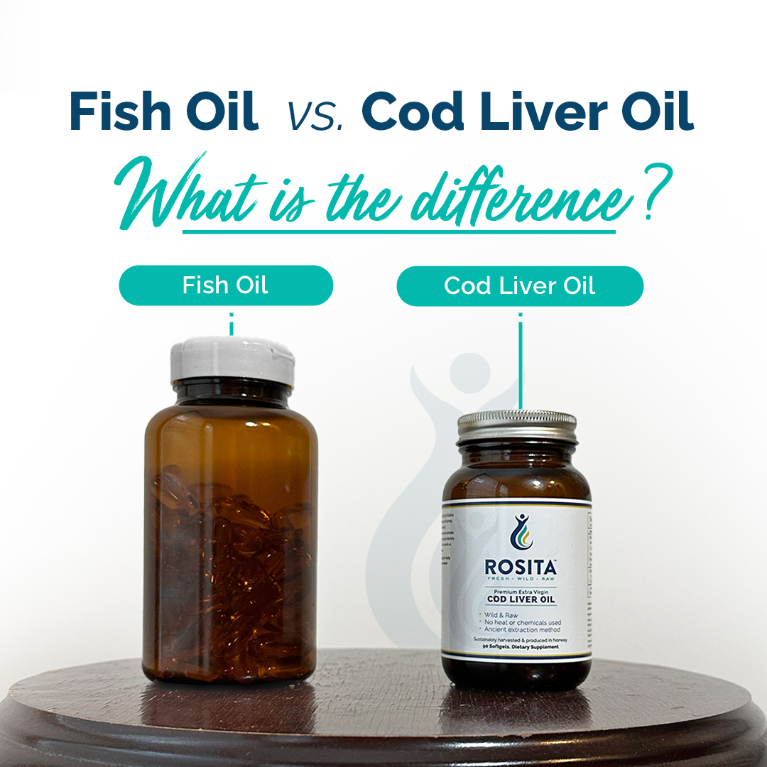 Fish oil is often sourced from fish such as herring, tuna or mackerel, and could even be a mixture of fish. In the case of Rosita Extra Virgin Cod Liver Oil… only wild and sustainably sourced Norwegian cod fish in their natural habitat.