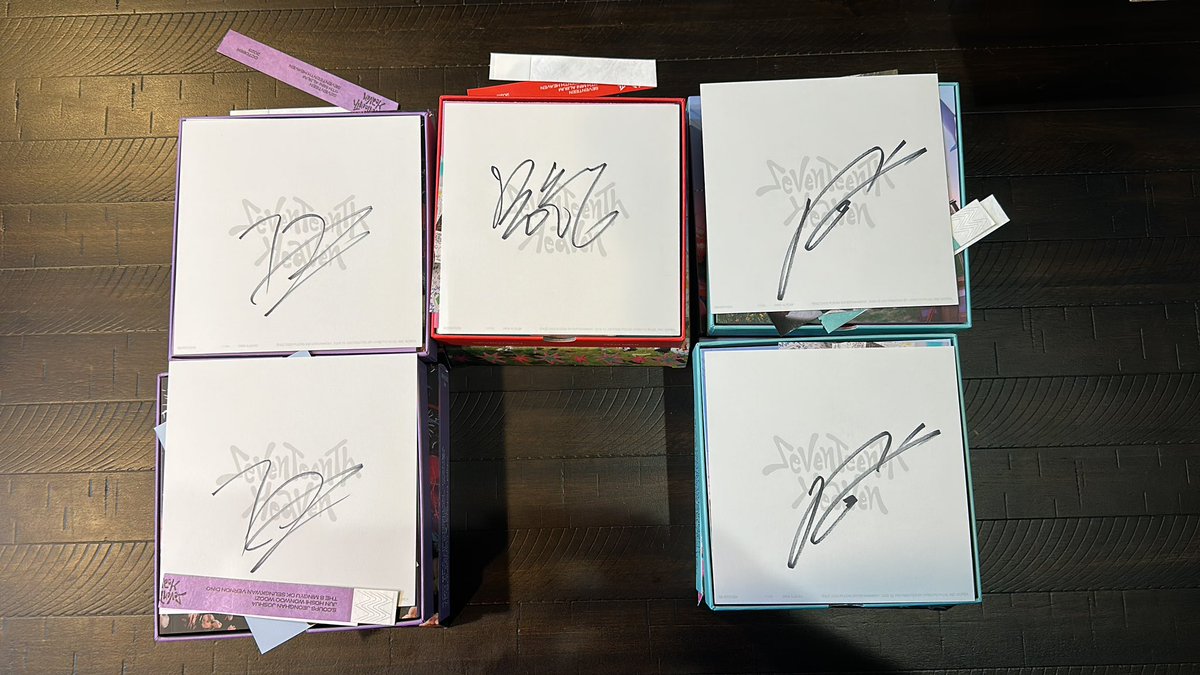 WTT/Seventeenth Heaven/Signed/Postcard

Have: Dino/Woozi
Want: DK/JH (open to other members)

US only #svtwtt #svtsigned