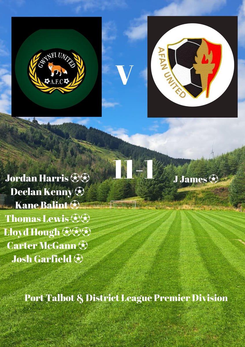 Today's result, massive effort from the whole squad. Goals coming from all over the park 💚⚽️
Big shout out to the gaffer and the boys for all their hard work this morning to get the game on after the heavy rain 👏