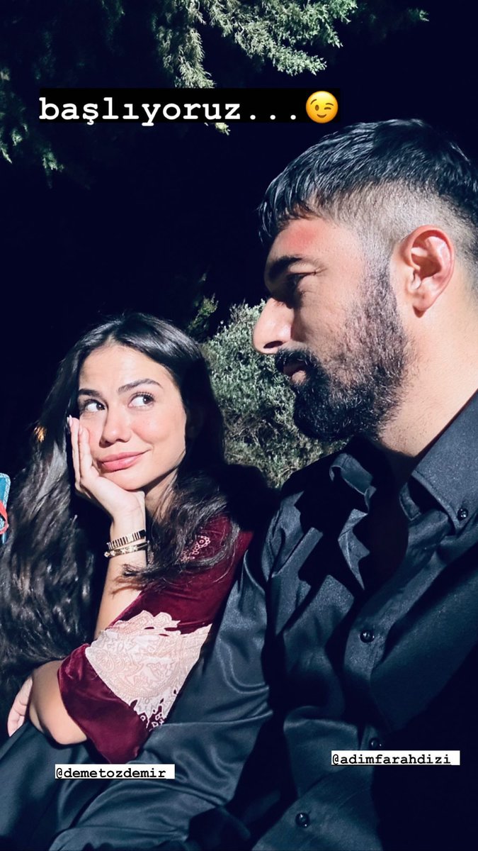[230925] #DemetÖzdemir IG story🤍
#AdımFarah #FaHir #EnginAkyürek