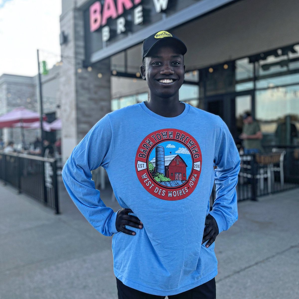 Brave the cold in some new Barn Town swag! Check out our new long sleeve shirts &amp; other Barn Town merch in our online merch store! 
barntownbrewing.com/merch-store